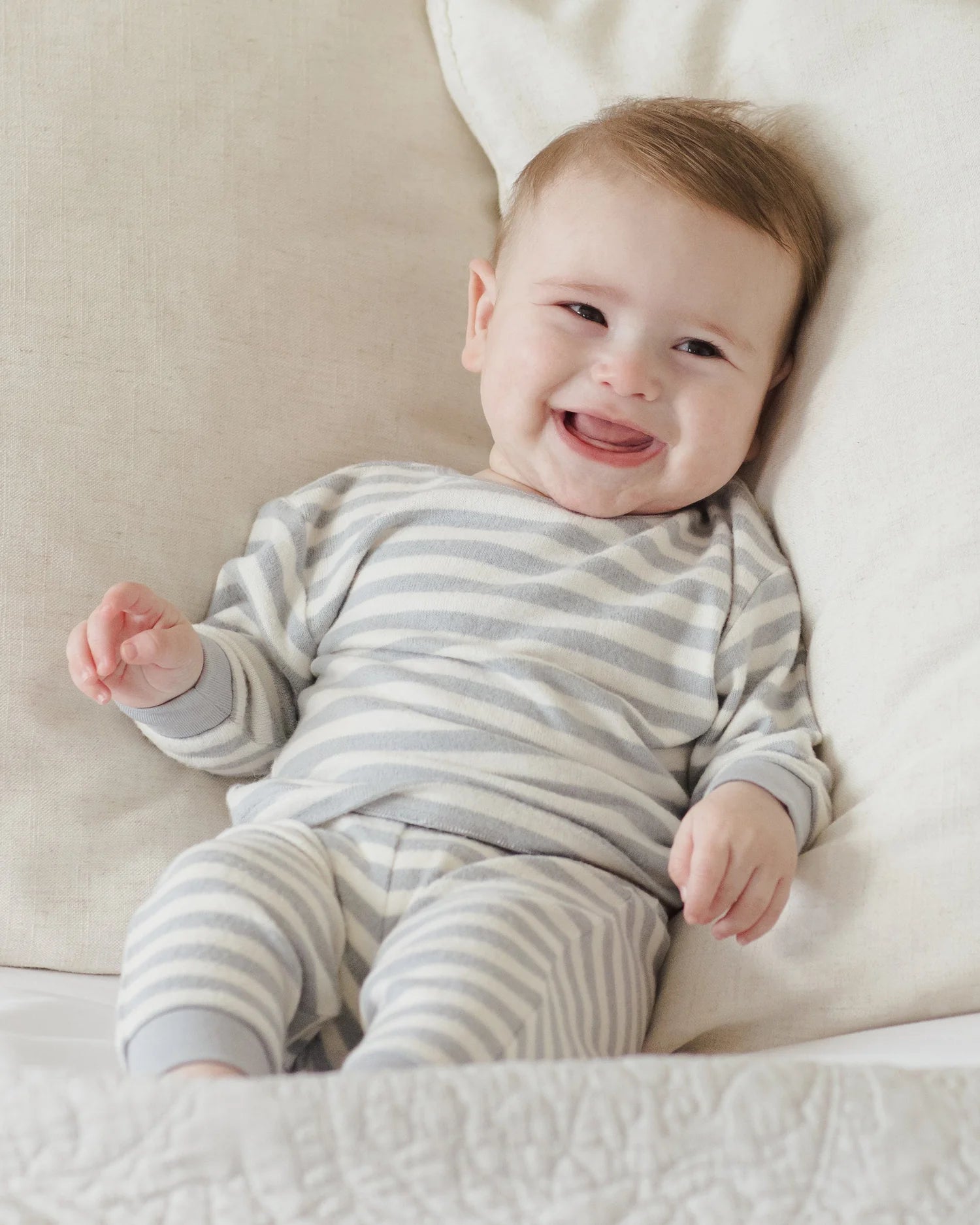 Cozy Set || Blue Stripe