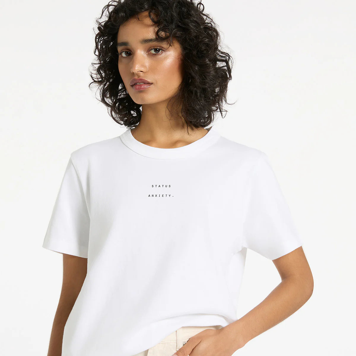 Feels Right Logo - Women's Tee / Off White