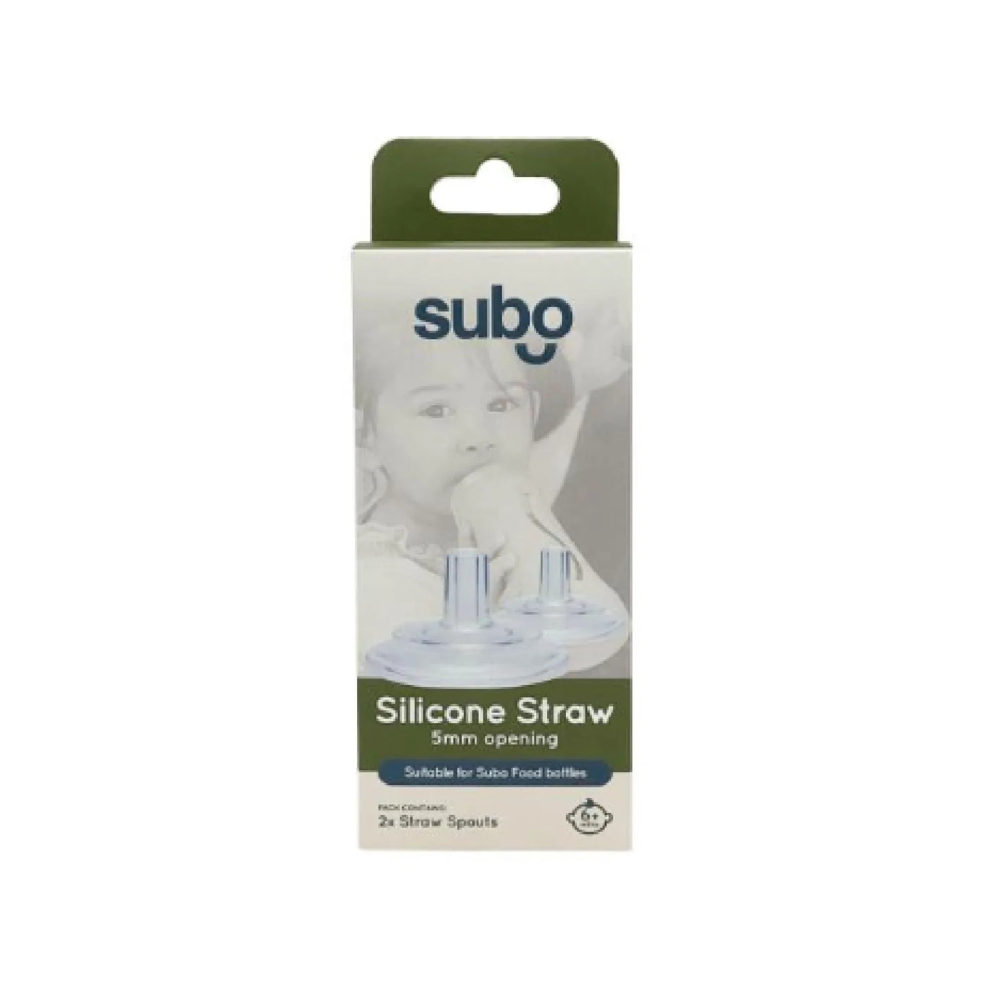 Subo Straw Spout 2pk - 5mm Spout