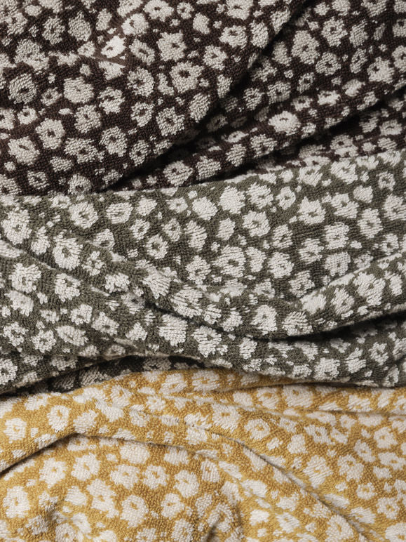 Forget me Not Cotton Towel Range - Rye/Oat