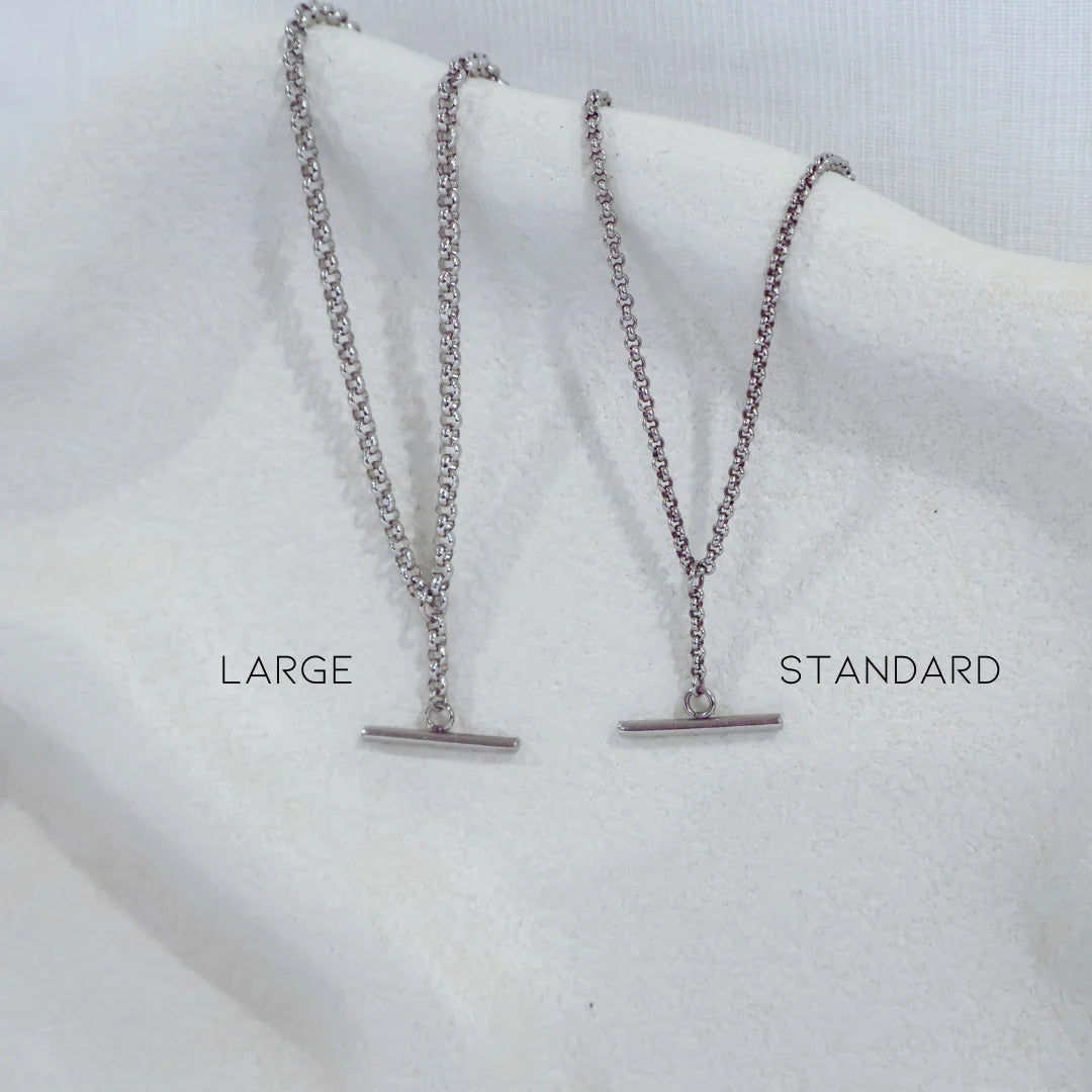 LARGE T BAR NECKLACE