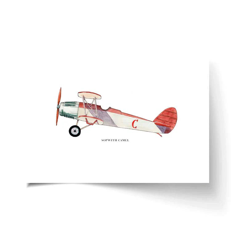 SOPWITH CAMEL AEROPLANE - PRINT