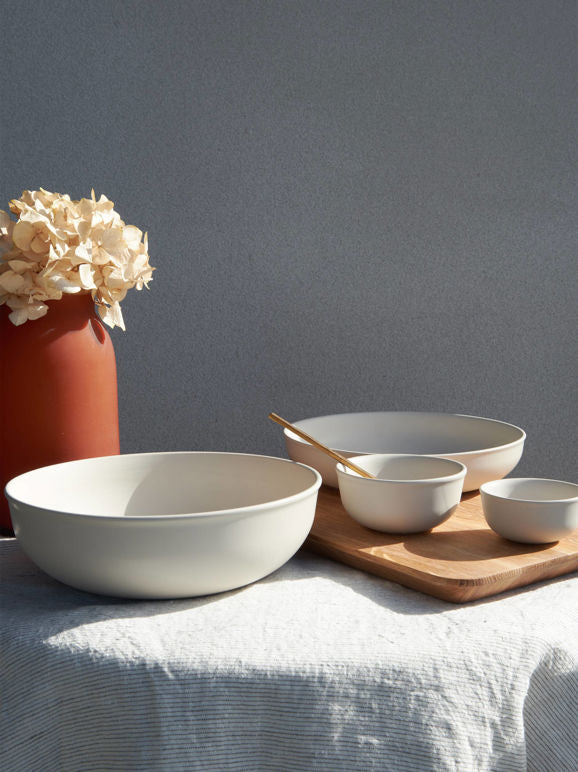 Halo Serving Bowl High Large - Oat