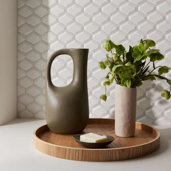 Bernie vase small - Bone