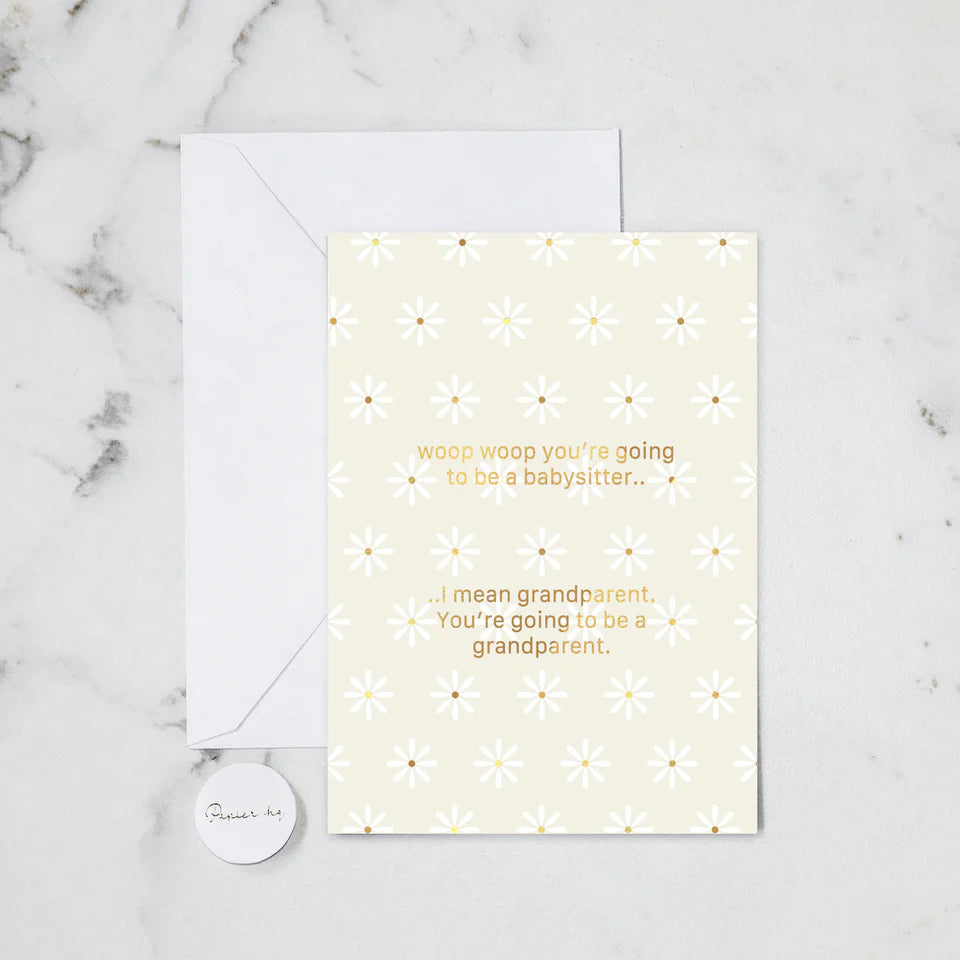 DAISY GRANDPARENT GREETING CARD