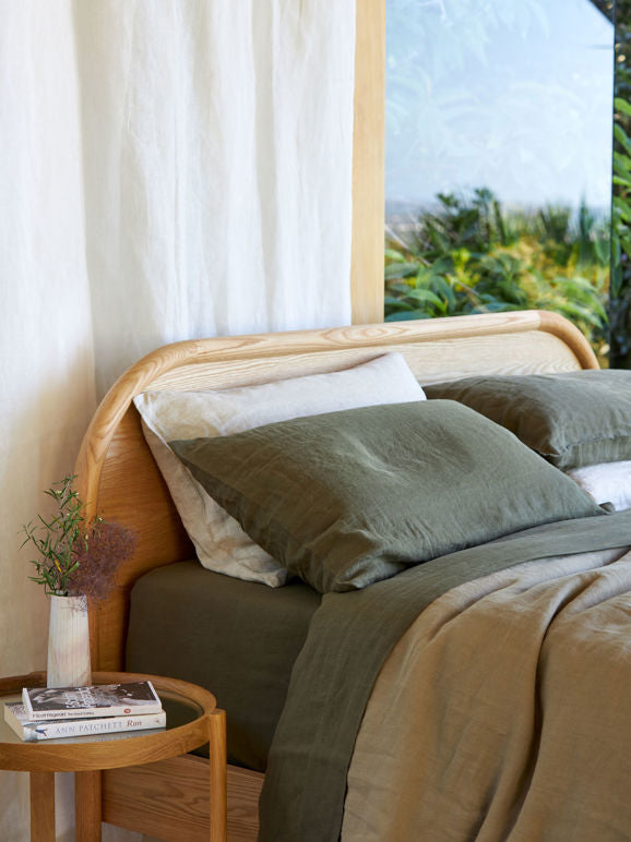 Linen Pillowcase Pair - Ivy