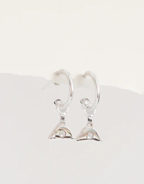 High Country whistle Hoops - Silver