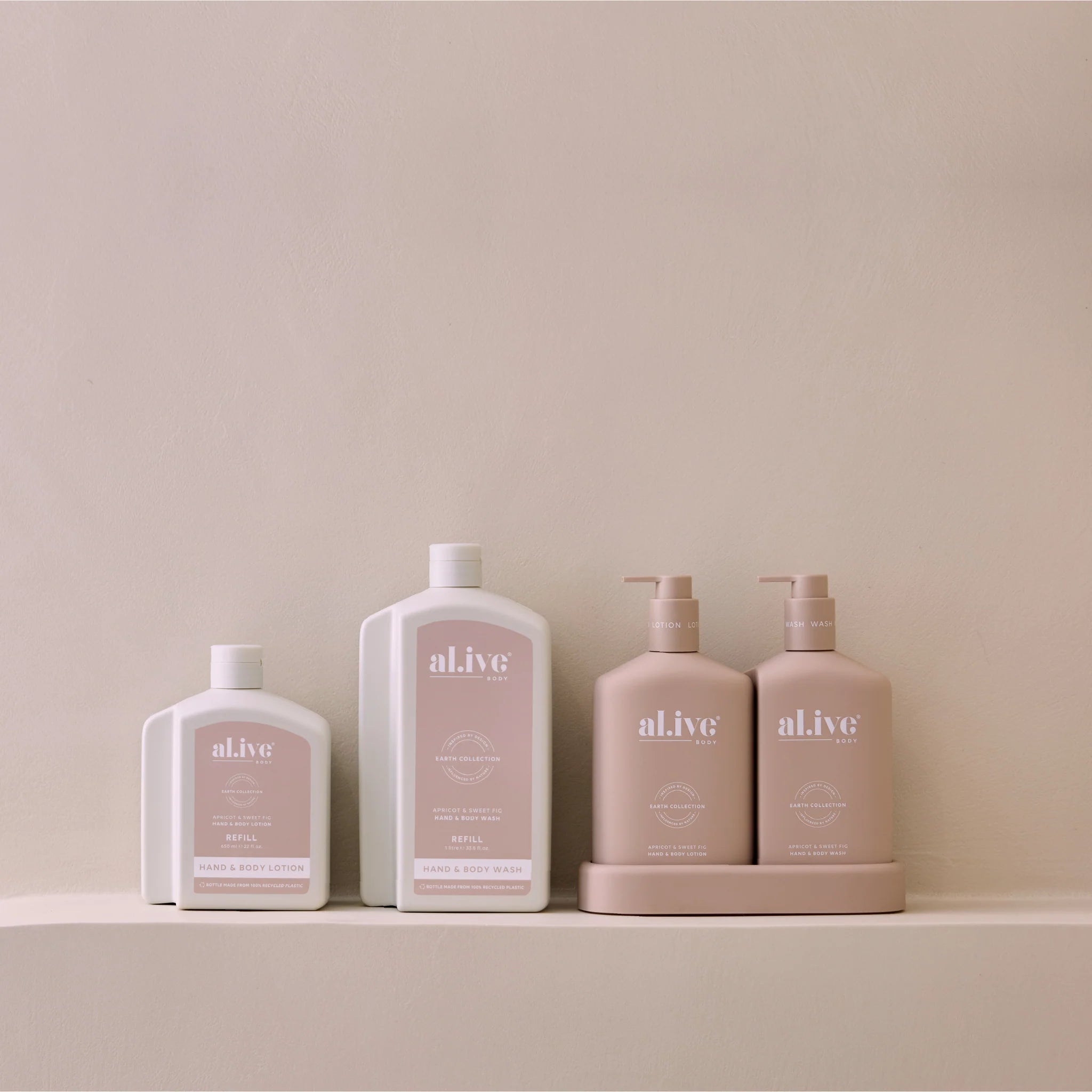 1 L Wash Refill - Apricot & Sweet Fig