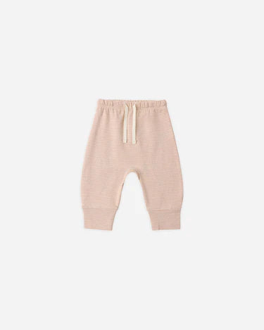 Drawstring Pant Melon Micro Stripe
