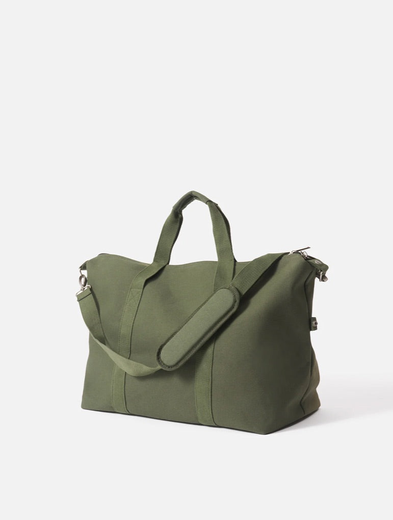 Canvas Weekender Bag - Olive