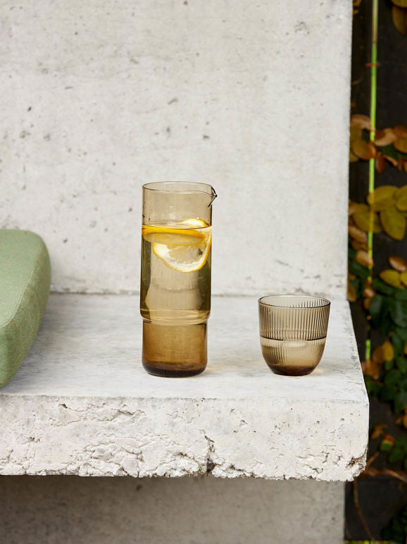 Rib Tumbler - Smoke brown