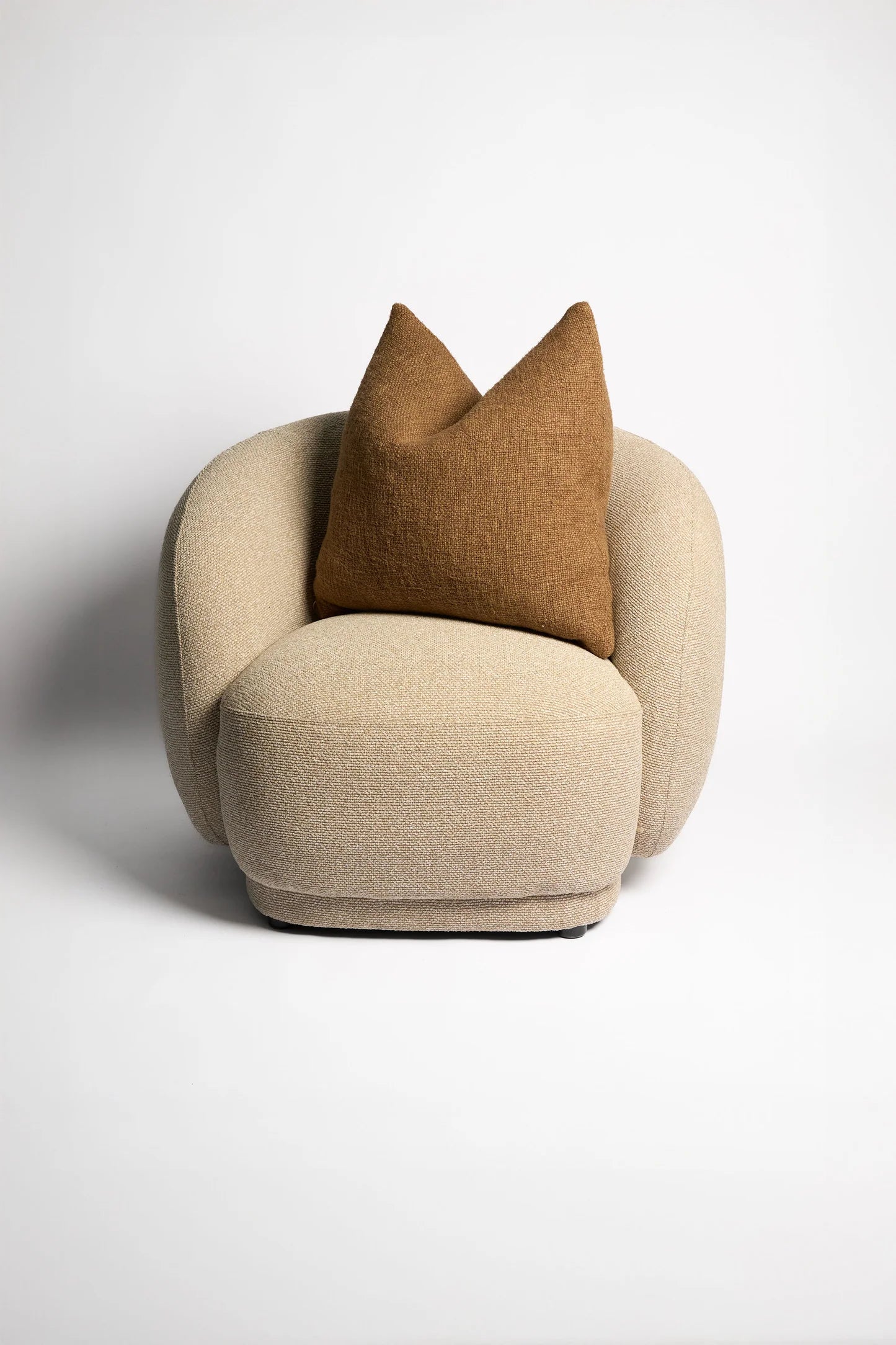 French Swivel Chair- Beige