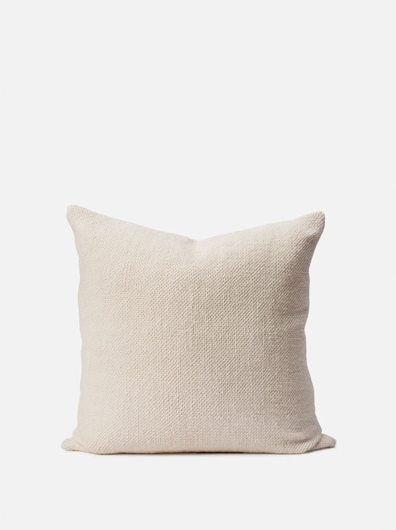 Villa Linen Cushion Cover - Chalk