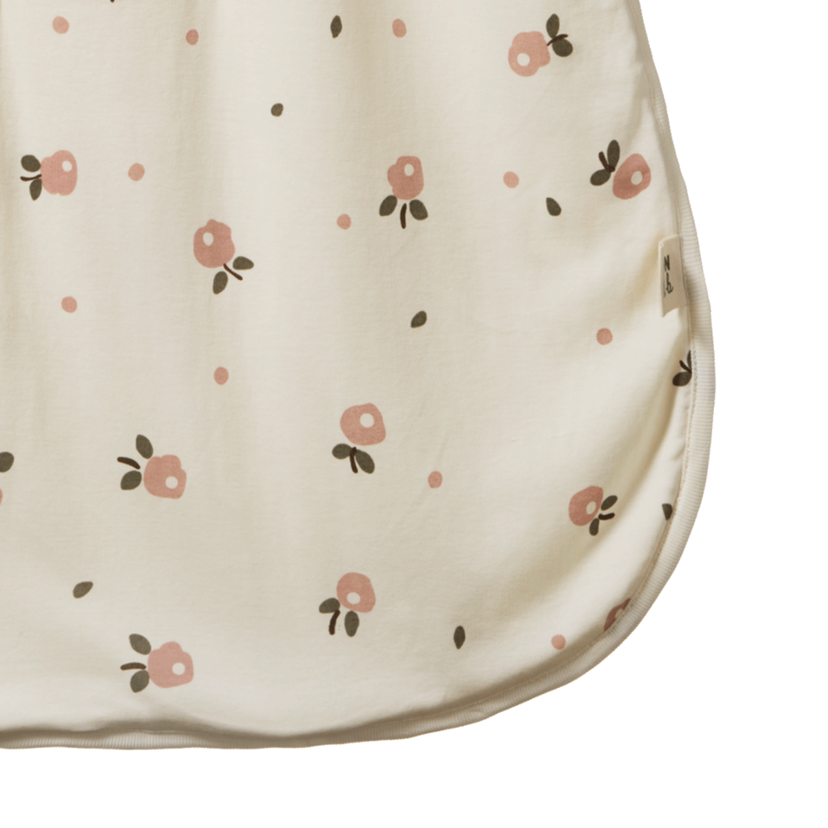 Organic Cotton Sleeping Bag - POSEY BLOSSOM ROSE