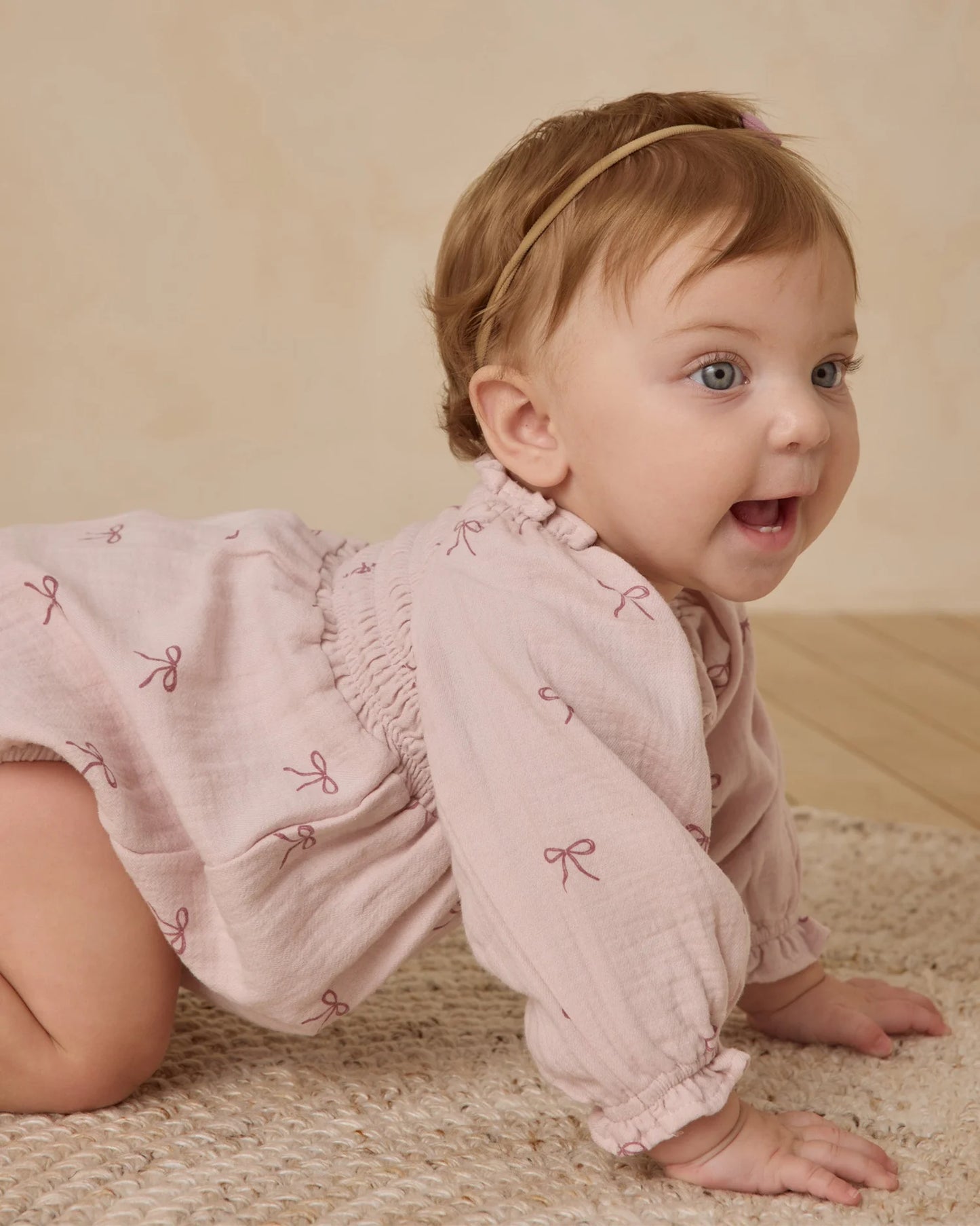 Eden romper - Lilac bows