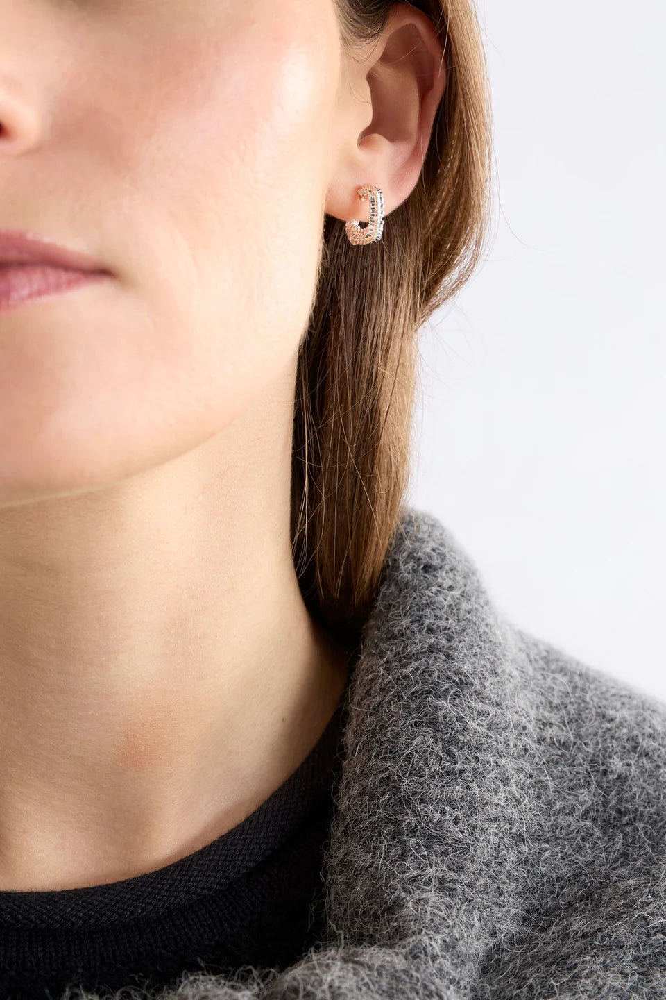 Hiva Mini Hoop Earring - SILVER