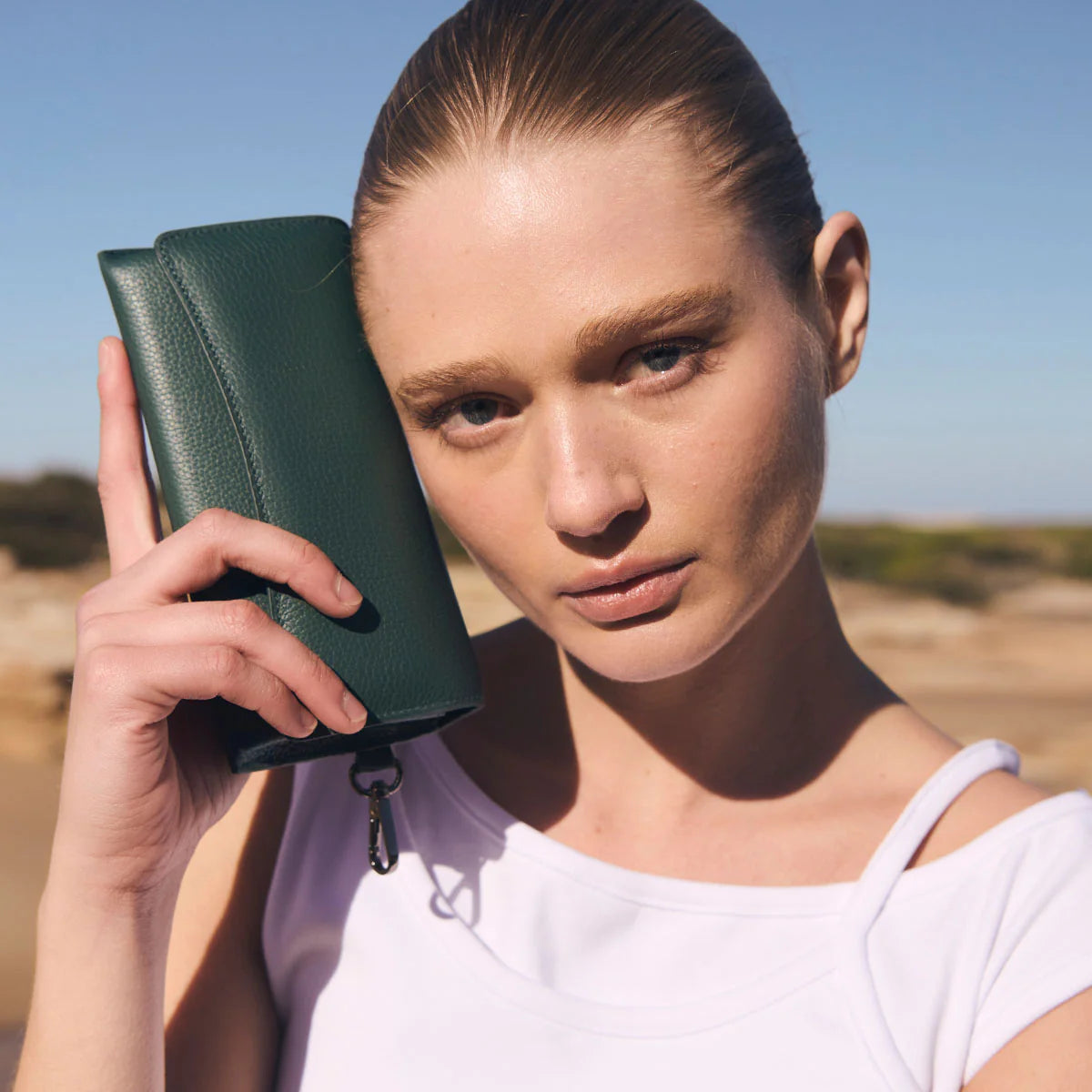 Into The Ether Sunglass Case- Teal