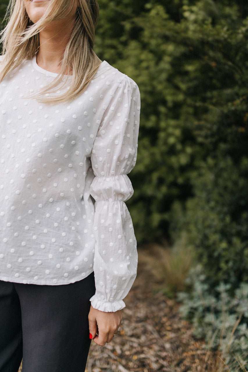 Victoria blouse - White spot