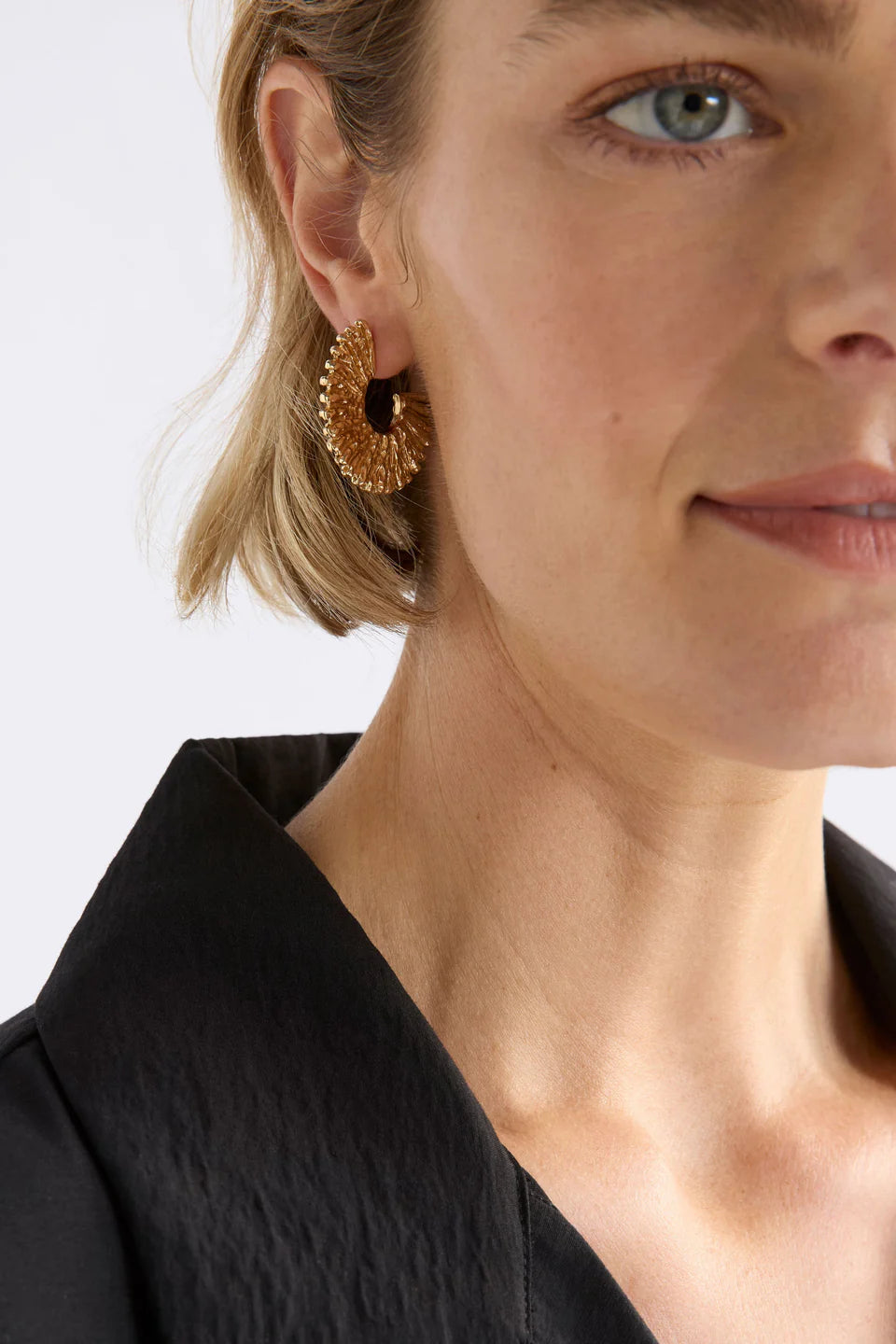Krusen Hoop Earring - Gold