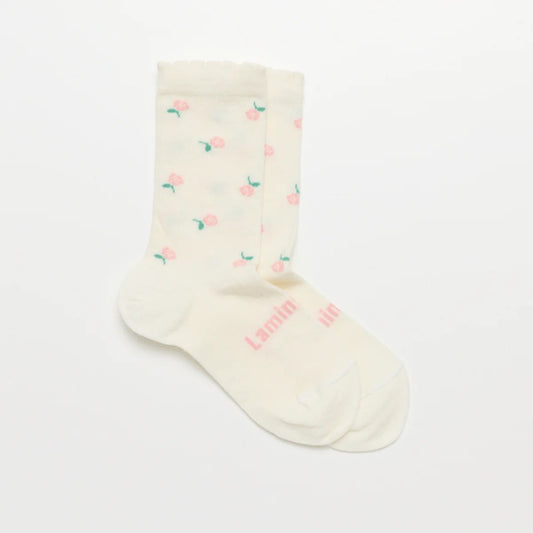 Merino Wool Crew Socks | WOMAN | Rosa