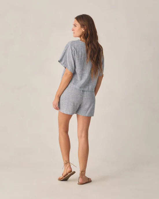 Women's Juniper Set Marine Gingham