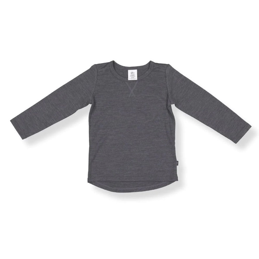 WYATT LONGSLEEVE TEE - Iron Marle