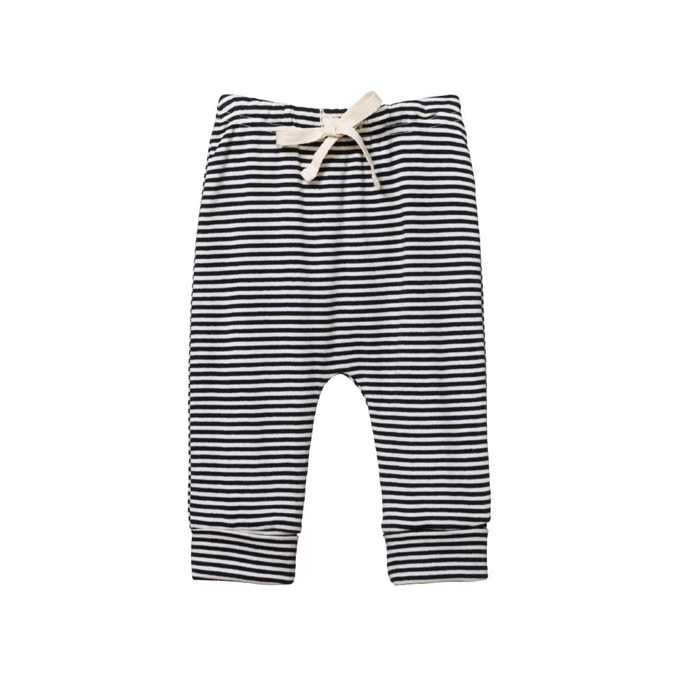 DRAWSTRING PANTS, Navy Stripe