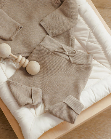 Knit Pant || Heathered Mocha