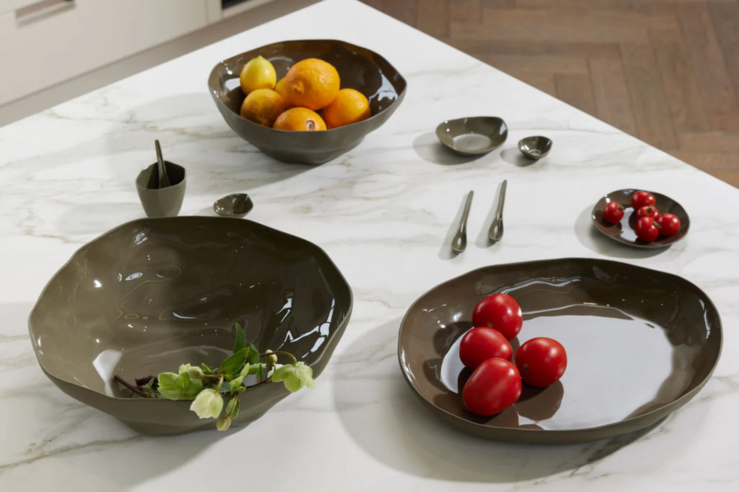 Haan Serving Bowl- Olive