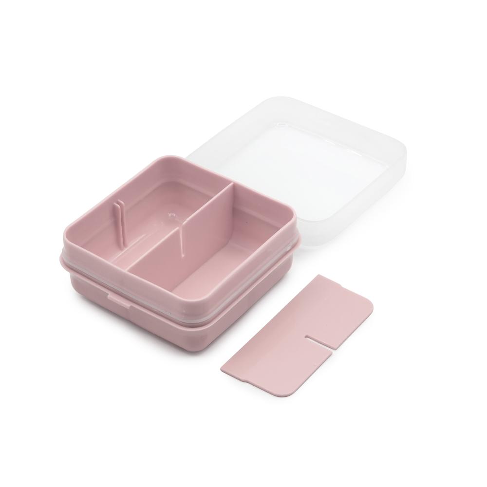 Melii Snackle Box 4 Compartment Petite - Pink