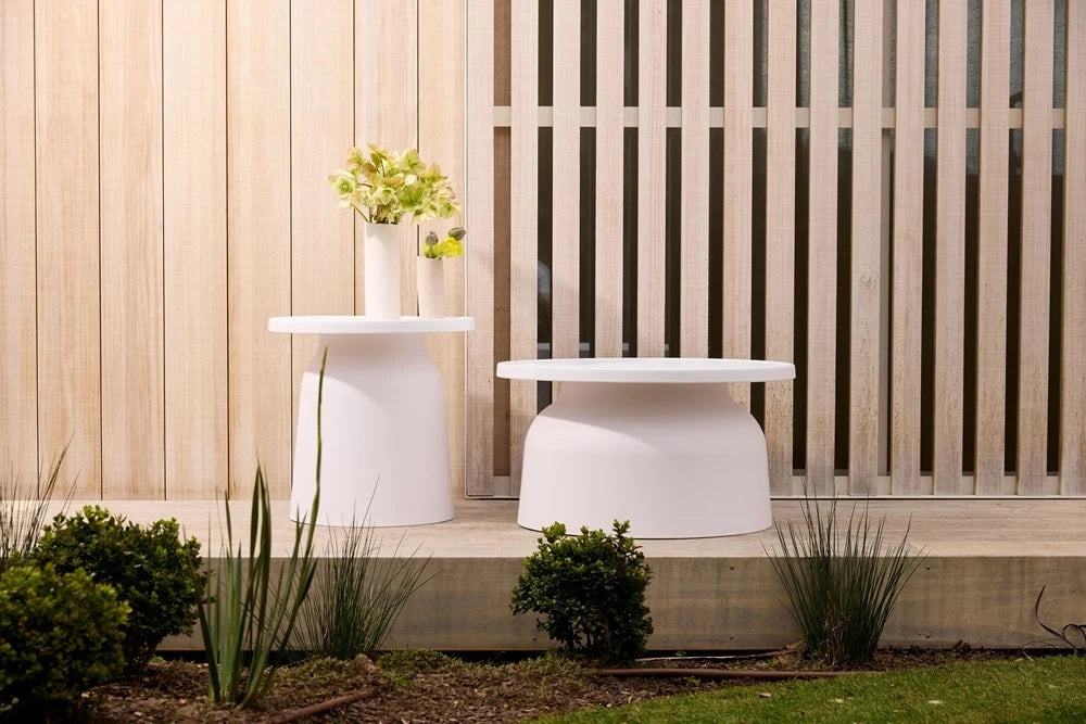 Maddison side table - White
