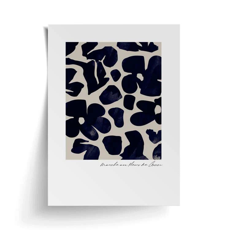 GUCCI FLOWER MARKET PRINT NAVY