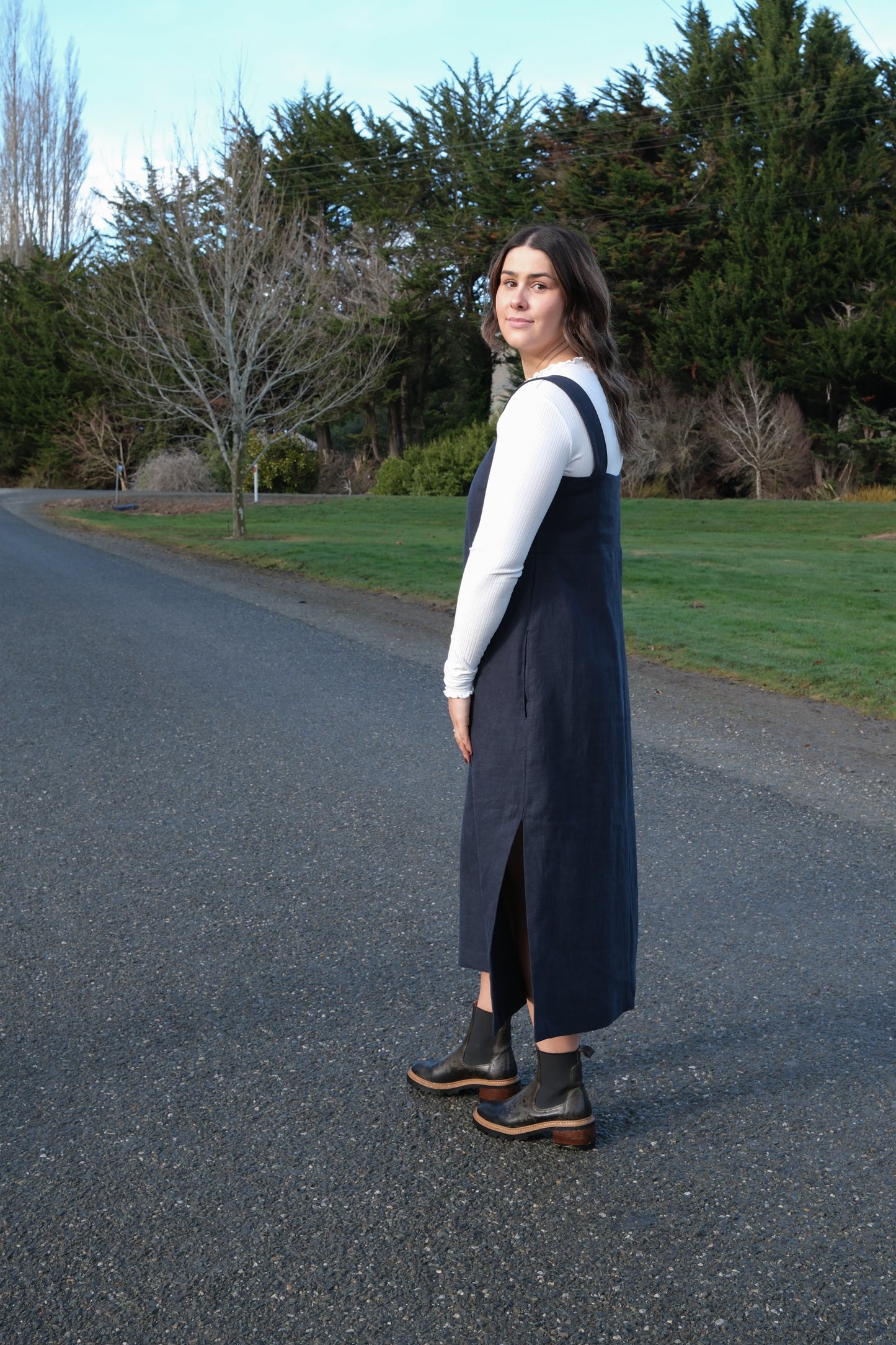 Tilda Dress - Navy