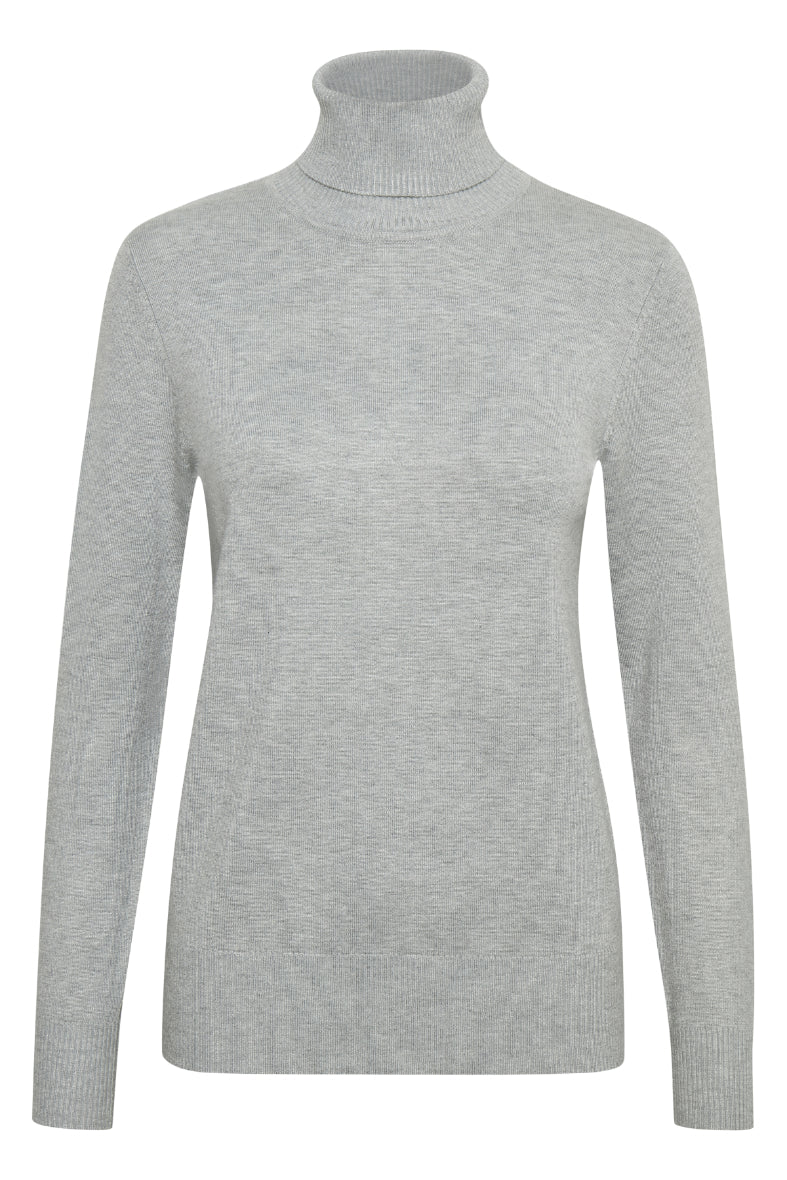 Mila Rollneck Knit - Grey