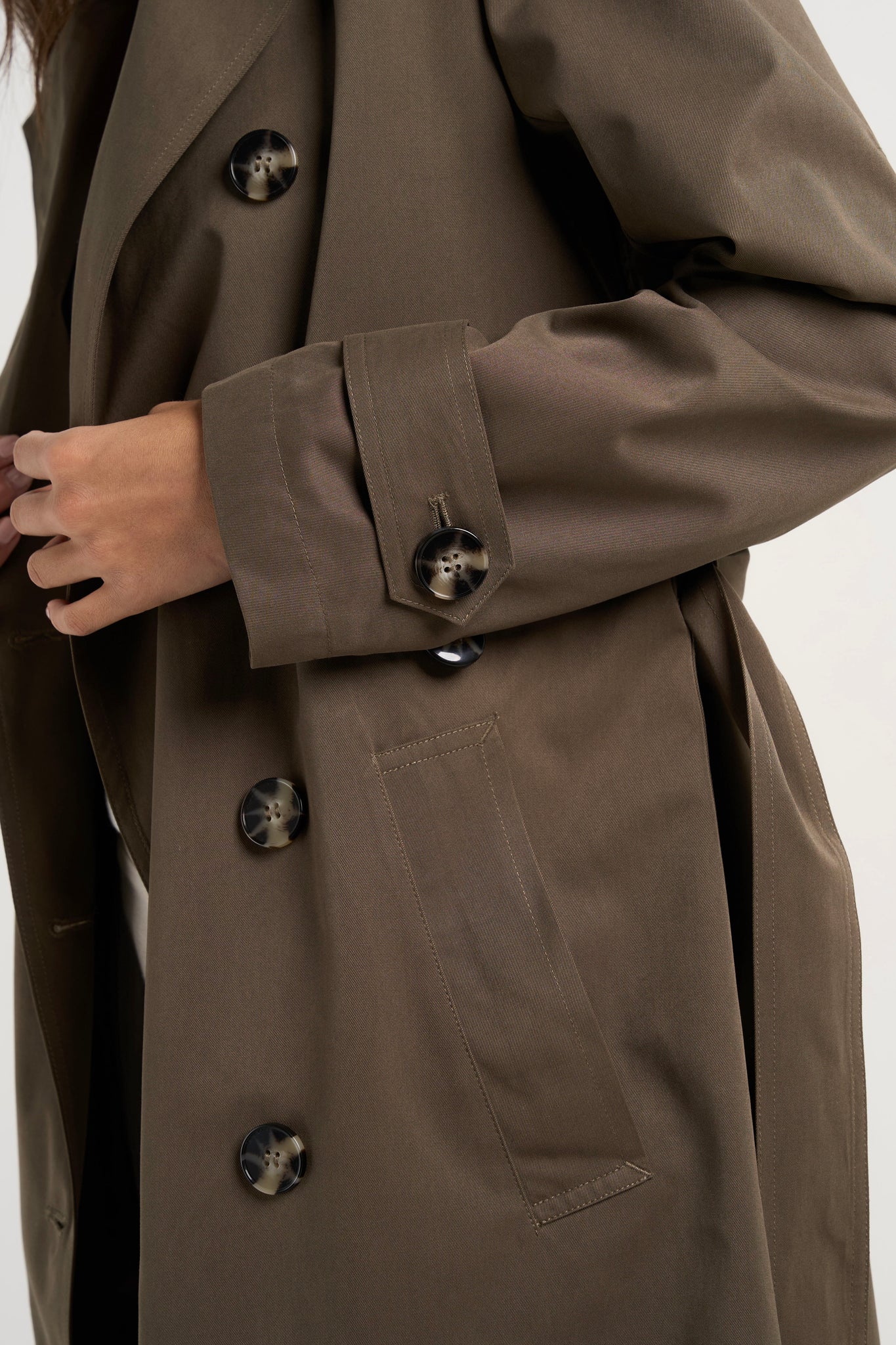 Kensington Khaki Trench Coat