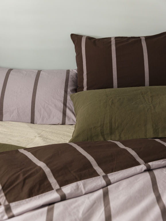 Duo Pillowcase Pair - Pansy/Rye