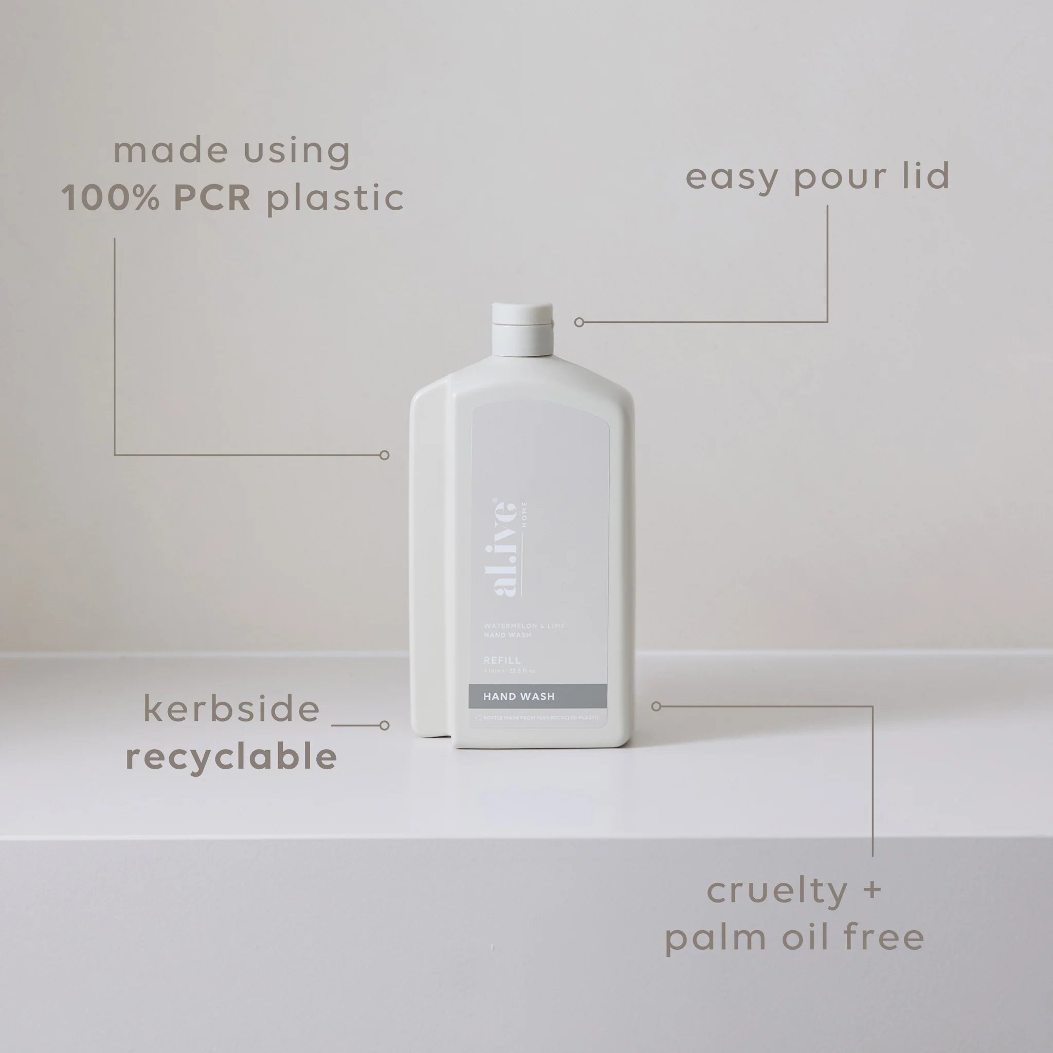1 L Hand Wash Refill - Watermelon & Lime