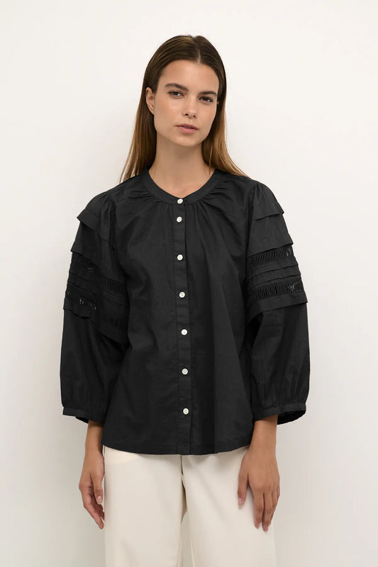 OMMIKB BLOUSE - METEORITE
