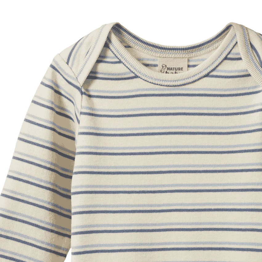 LONG SLEEVE BODYSUIT, Horizon Stripe