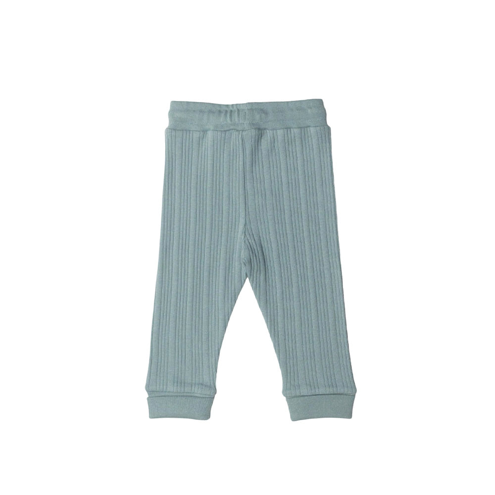 Woolbabe Merino/Organic Cotton Relaxed Pants - Daydream Collection - Tide marl