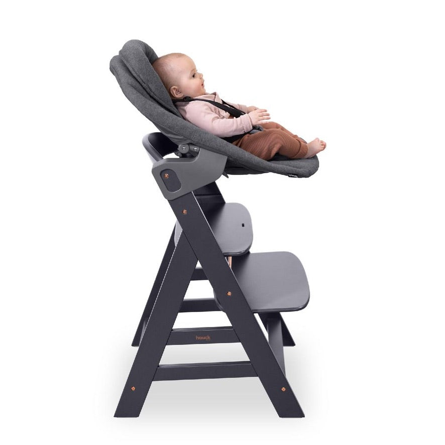 Hauck Highchair 2-in-1 Alpha Bouncer Premium - Dark Grey PRE ORDER
