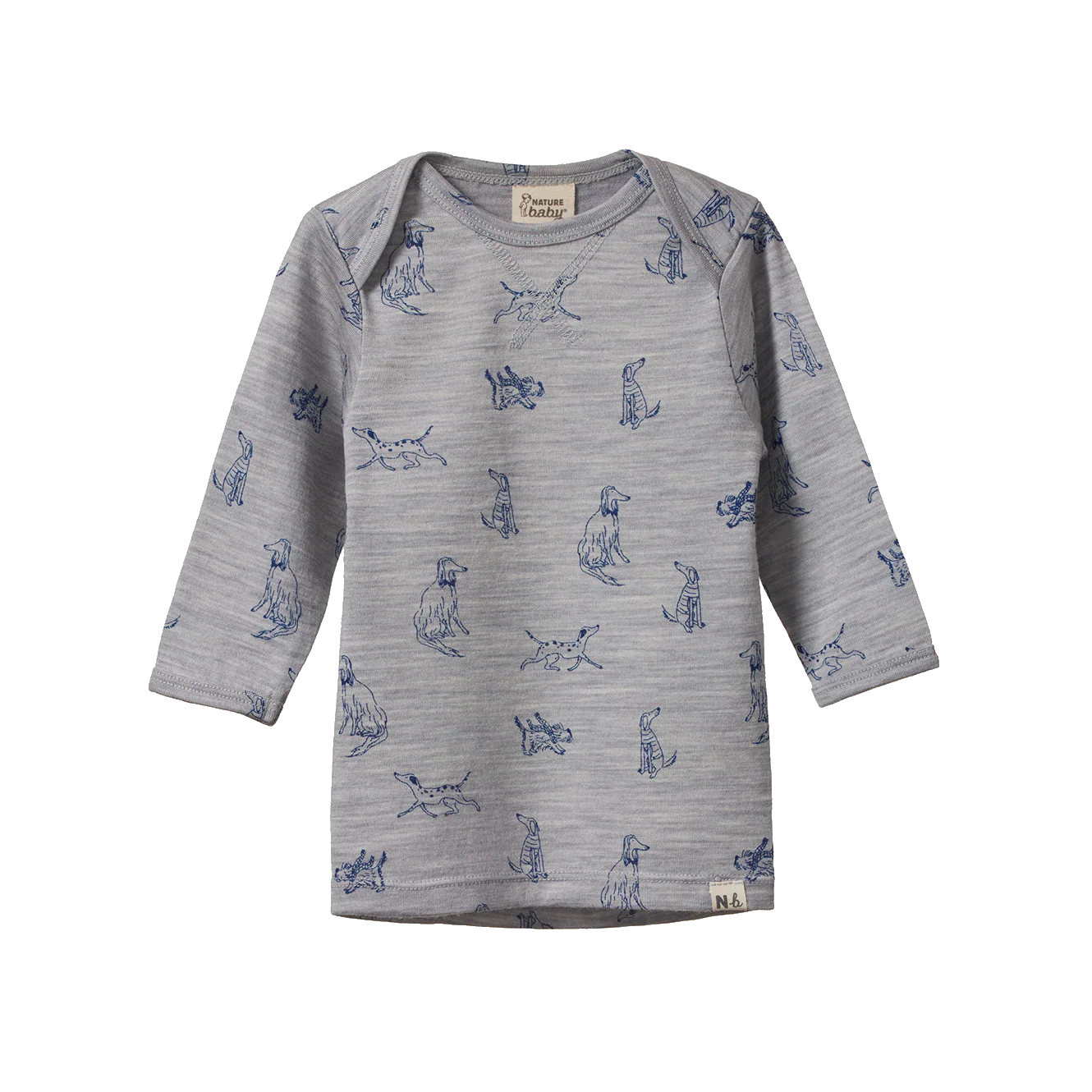 Merino Essential tee - Best Friend Print Merino