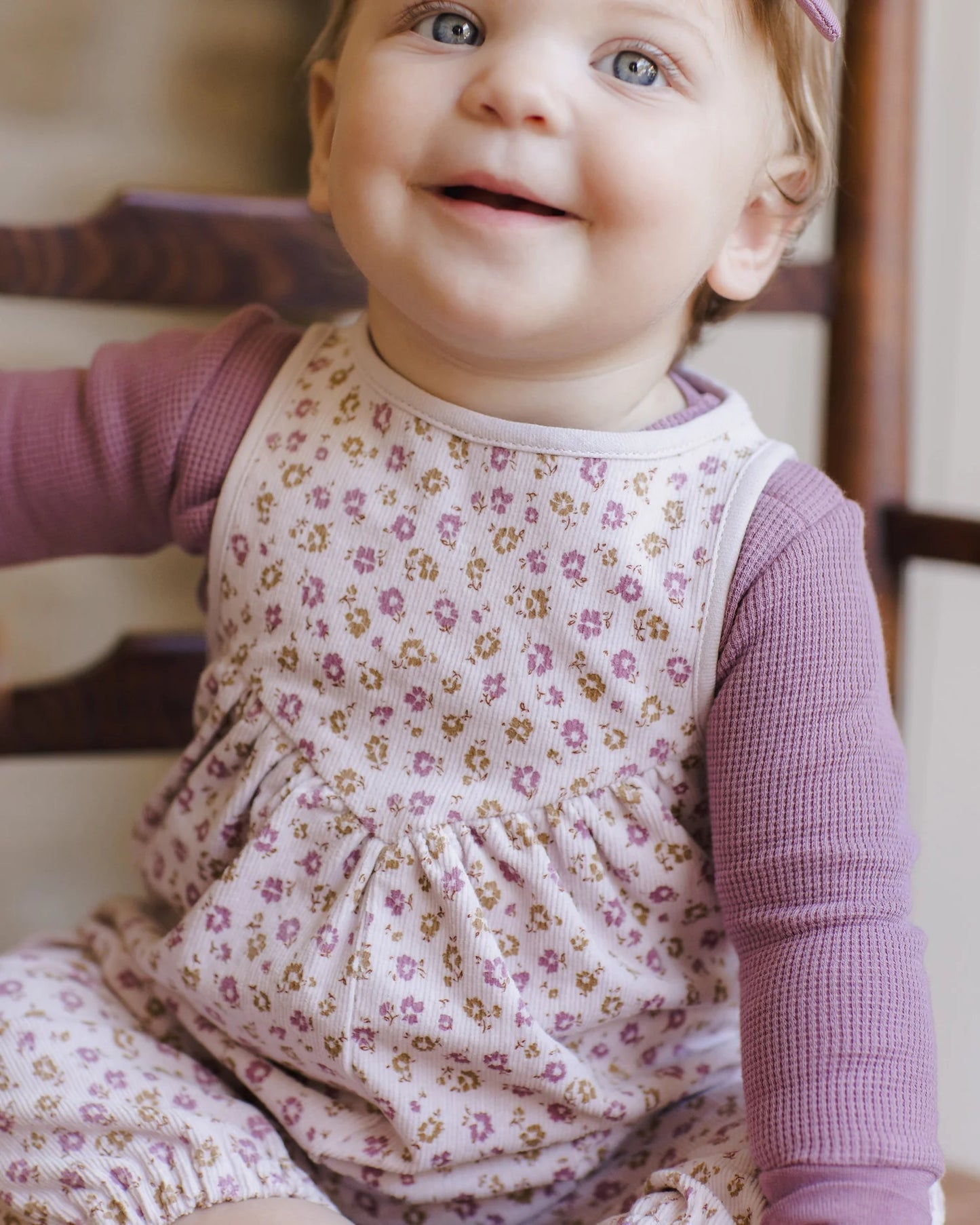 Maisie overall - Lilac Wildflower