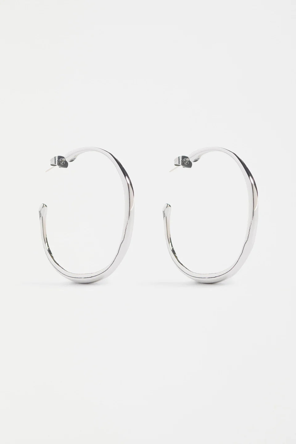 Niska Hoop Earring - Silver