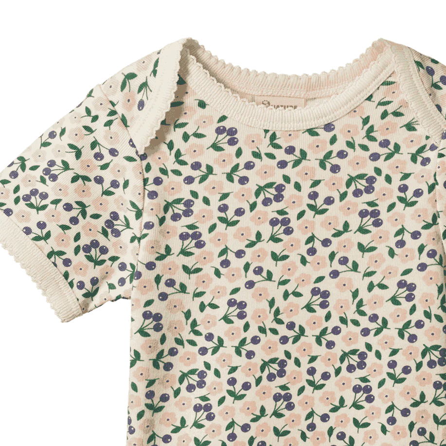 SHORT SLEEVE BODYSUIT, Briarwood Print