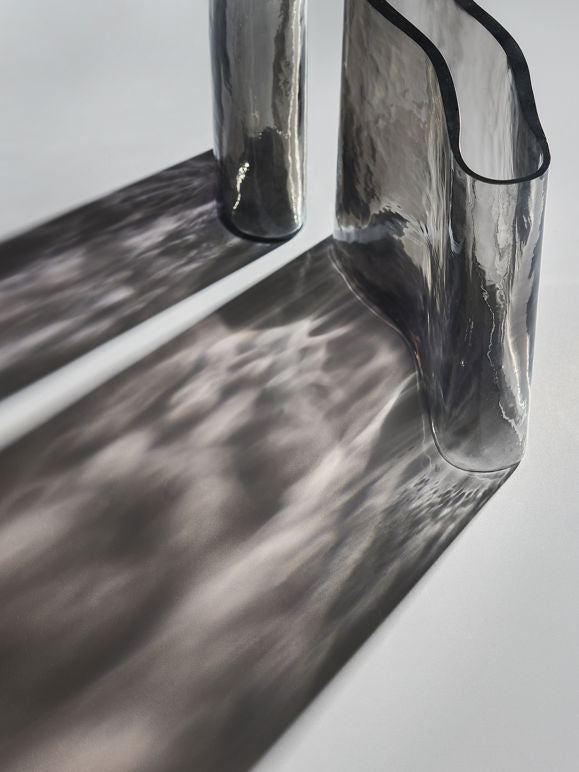 Cove Vase - Tall Grey