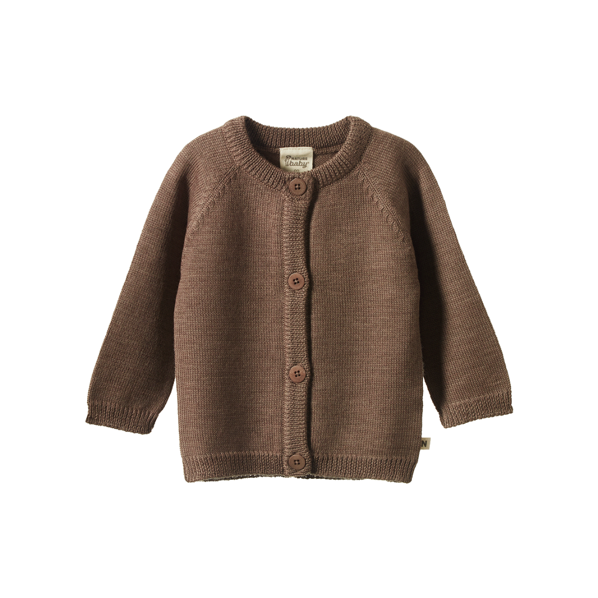 Merino knit cardigan - Cub marl