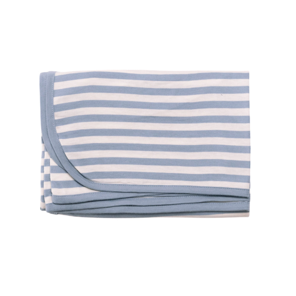 Woolbabe Merino/Organic Cotton Swaddle/Blanket - Glacier