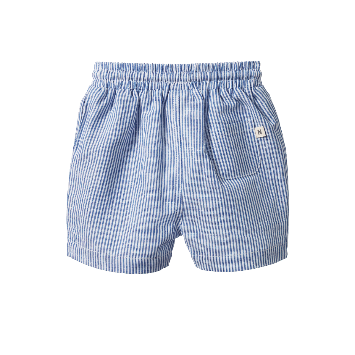 James Short Linen - Blue Stripe