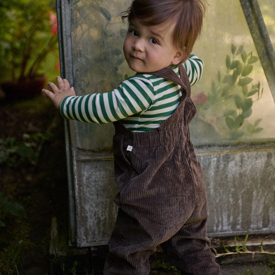 Teddy Overalls - Pinecone